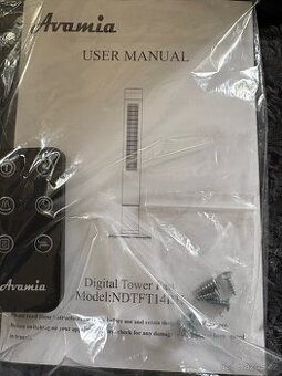 Sloupový ventilátor Aramia + dálkové ovládání