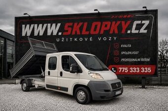 Fiat Ducato 2.3TDi 7mist,  3S sklápěč