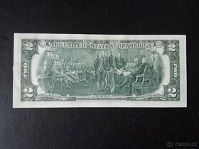 2 DOLLARS USA/USD (1976) VELMI VZÁCNÝ KUS,UNC