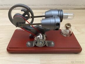 Stirlingův motor s generátorem - funkční model elektrárny