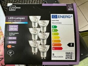Usporné žárovky různé LED -GU 10/4.8 W 6 ks 190 kč, - 1