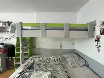 Patrová postel včetně schodů