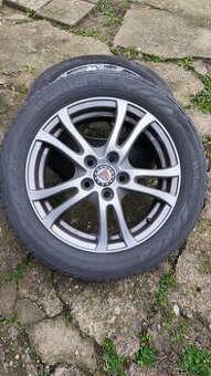 4ks ALU kola Platin 5x112, 6,5Jx16 ET45+ zimní pneu Nokian