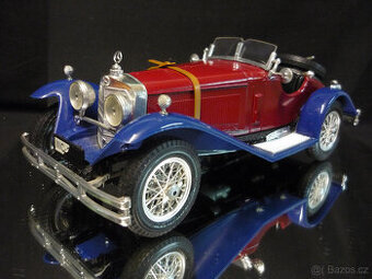 Mercedes Benz SSK vínovomodrý Bburago 1/18