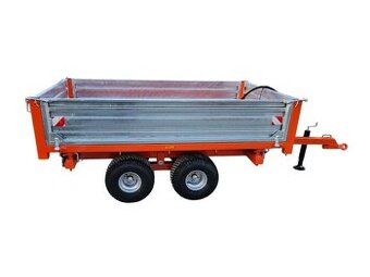 Vlek, kára za malotraktor 1,5t 2,5t sklopný, NOVÝ