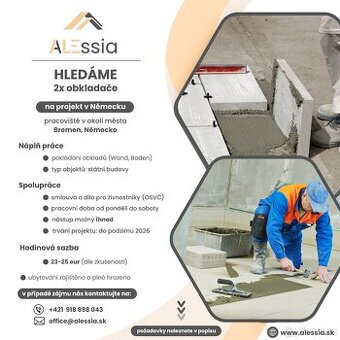 Hledáme obkladače