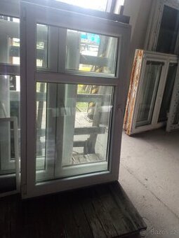 Plastové okno 140x152. demontované, nepoškozené, 2ks, cena z
