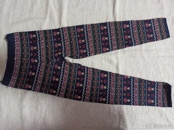 Teplé dívčí kalhoty 2x122