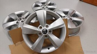 Alu kola originál 5x100 r16 škoda fabia Roomster