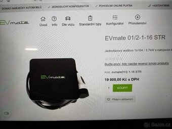 Nabijeci stanice pro elektromobily Evmate 01