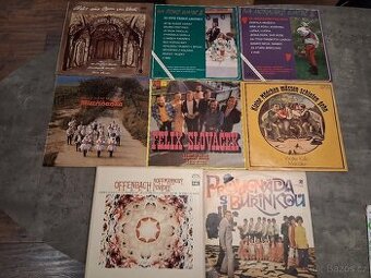 LP vinyl desky - Slováček, Mistříňanka, ...