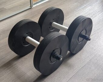 Jednoruční činky nakládací 17kg x 2 (34kg)