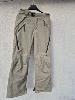 Khaki lyžařské kalhoty vel.S , voděodolnost 15000 mm
