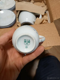 starožitný set MZ Czechoslovakia - čajový