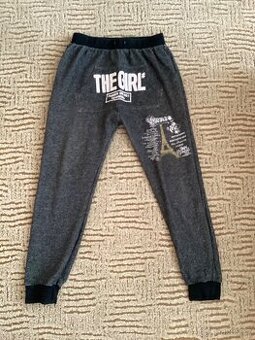 Tepláky vel.158,džíny vel.164