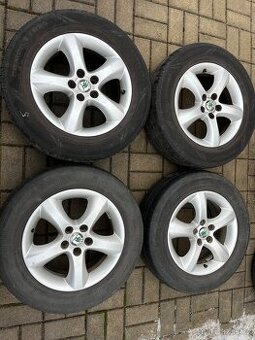 4x alu disky 5x100 R15, škoda, vw, seat, audi