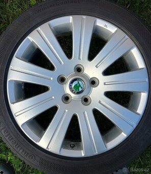 Zimní Sada ALU kol riginál Škoda 05/50 r17