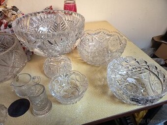 Český křišťál broušená sada - 1