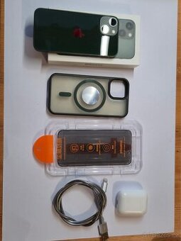 iPhone 13 mini 128GB Alpine Green • V ZÁRUCE • AirPods Set