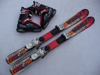 17. Detske lyže VOLKL - 100cm + boty Nordica 32,5eu - SET