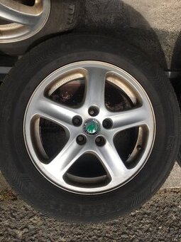 Alu sada Škoda 15” 5x100 Octavia, Fabia 195/65 R15