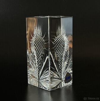 Křišťálové těžítko Bodlak 10x5x5 cm, váha 750g