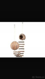 Dřevěný a kokosový most pro nejmenší mazlíčky