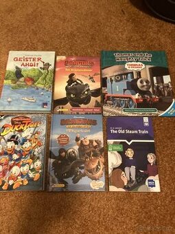 dětské knihy anglicky + německy) –  (6 ks)