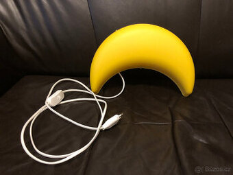 Dětská noční Ikea nástěnná lampička žlutý měsíc +Led žárovka