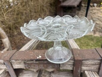 Skleněný servírovací podnos