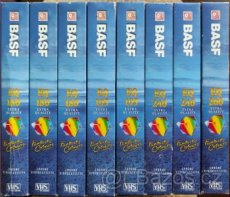 VIDEOKAZETY VHS-BASF, TDK, SONY ...