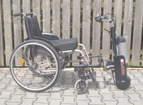 Elektrický pohon včetně invalidního vozíku.