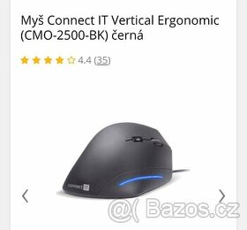 Myš Connect IT Vertical Ergonomic Wireless