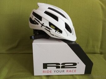 SLEVA 46% Přilba R2 Spirit White, 54 - 58 cm