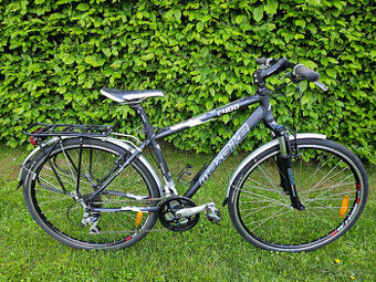 Vybavené pánské krosové hliníkové kolo MAXBIKE, rám 18"