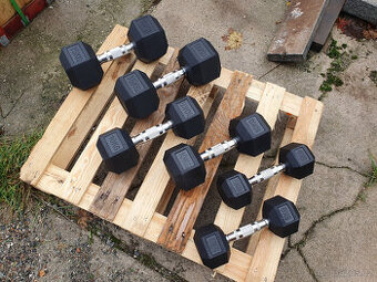 jednoručky činky - HEXA - sada 60kg