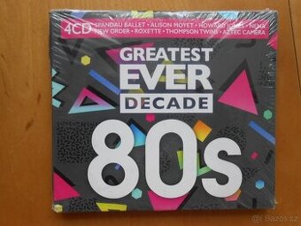 4CD GREATEST EVER DECADE 80s - ještě ve folii - nepoužité