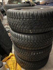 Prodám 4ks plech.disky 5x112 205/55/16 Goodyear zimní 6.5mm