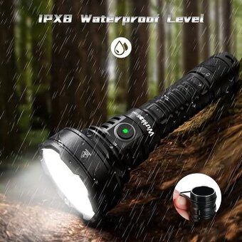 svítilna WURKKOS TD01 USB 2200 lumenů taktická - 1