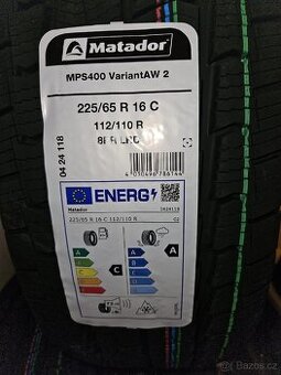 Celorocni nove pneu 225/65 16c matador