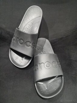 Nazouváky Crocs Slide black velikost 11/45-46 EU černé