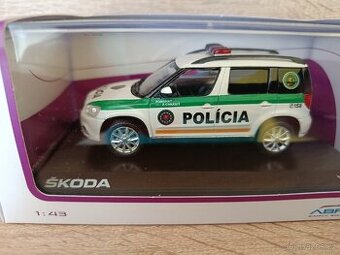 Škoda Yeti FL Polícia SR Abrex 1:43