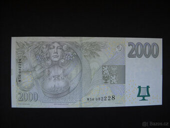 BANKOVKA 2000KČ SERIE M56 UNC