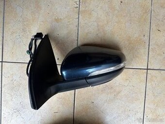 Levé zpětné zrcátko černá metalíza LC5F VW Golf 6 hatchback