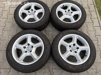4x al kola 5x120 17 + pneu zimní 215/60 R17C