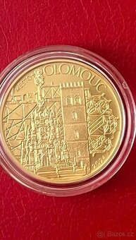 Zlato/ zlatá mince ČNB Olomouc proof
