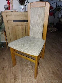 Čalouněné jídelní židle 6 ks