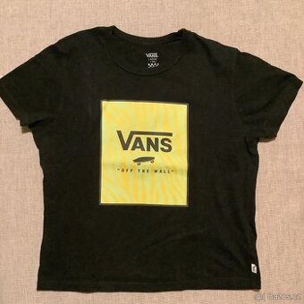 Dívčí černé tričko VANS, model ZOO BOX