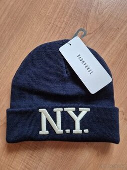 Čepice N.Y. terranova nová modrá zimní