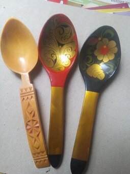 Dřevěné lžíce - dekorace